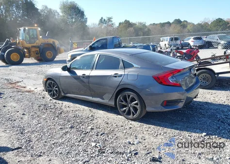 2020 Honda Civic Sport из США, поврежденный, VIN 19XFC2F82LE006601